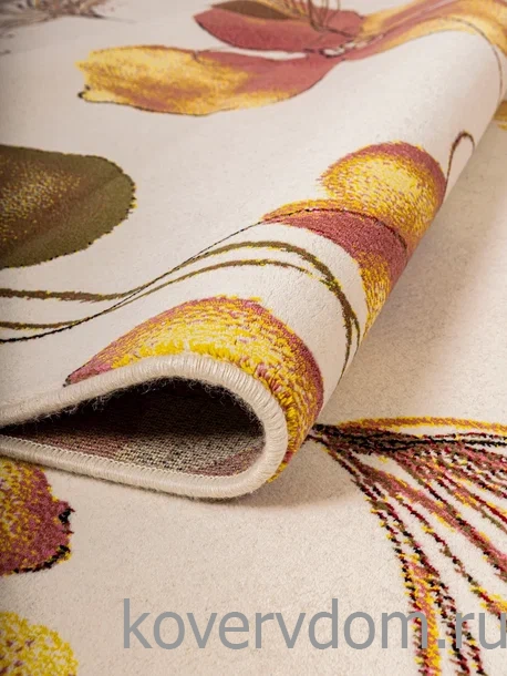 Шерстяной ковер Hunnu R Цветы 6A1535 001