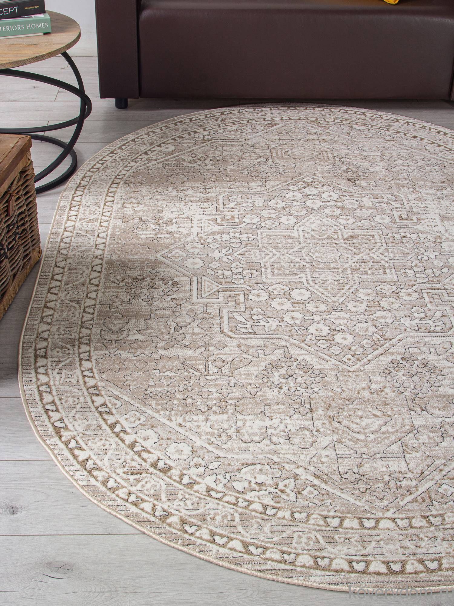 Ковер NOVA 04293A BEIGE FDY / CREAM HB Овал