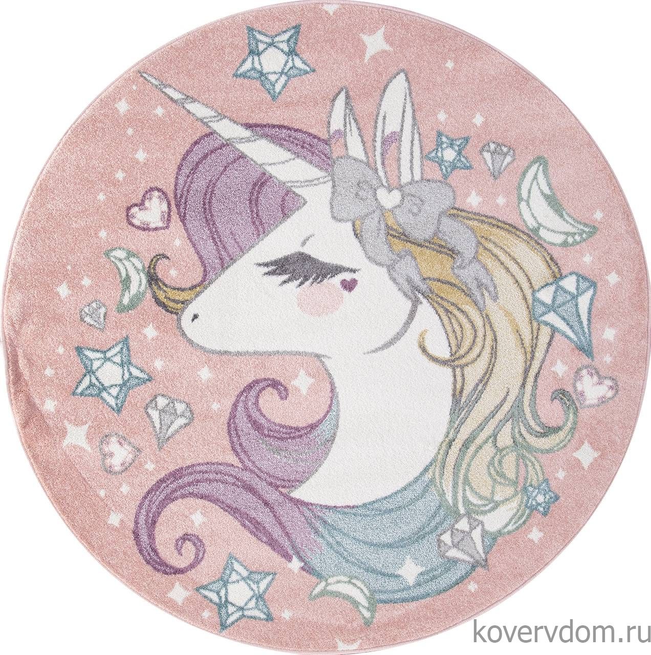 Ковер Единорог SOFIT 2394 LIGHT GRAY Круг