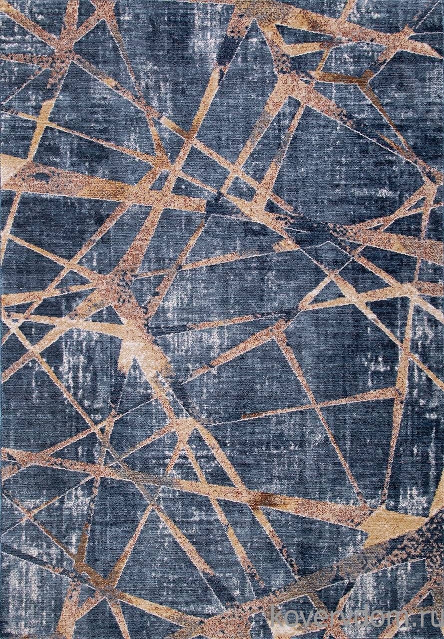 Ковер ZEUS 0B2497 BLUE / D.BLUE Ковер ZEUS 0B2497 BLUE / D.BLUE