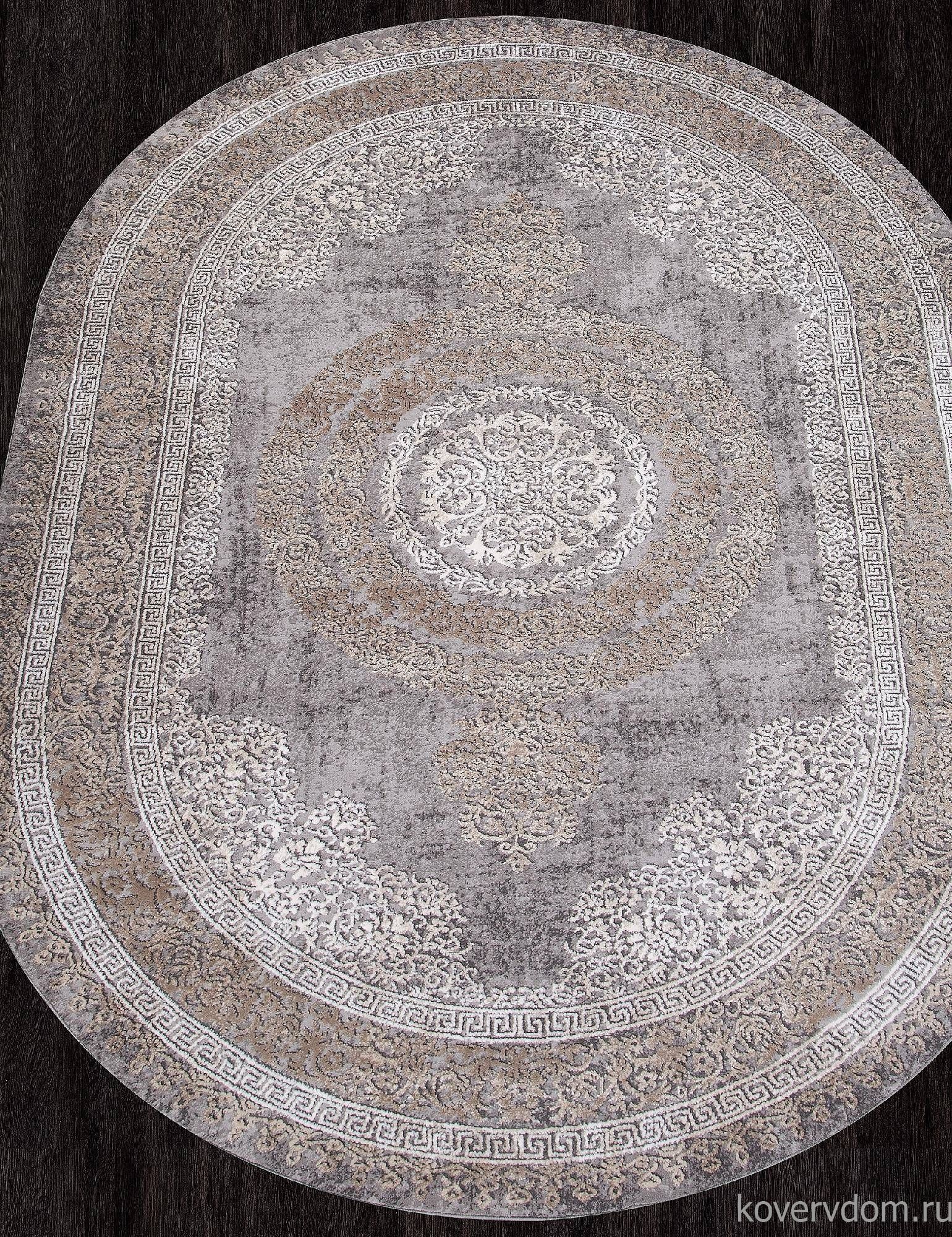Ковер ARMINA 04073C GREY / BROWN Овал Ковер ARMINA 04073C GREY / BROWN Овал