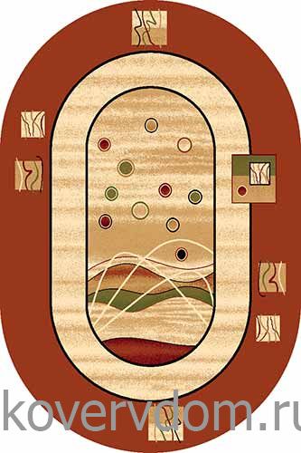 Ковер DA VINCI 5409 PINK Овал