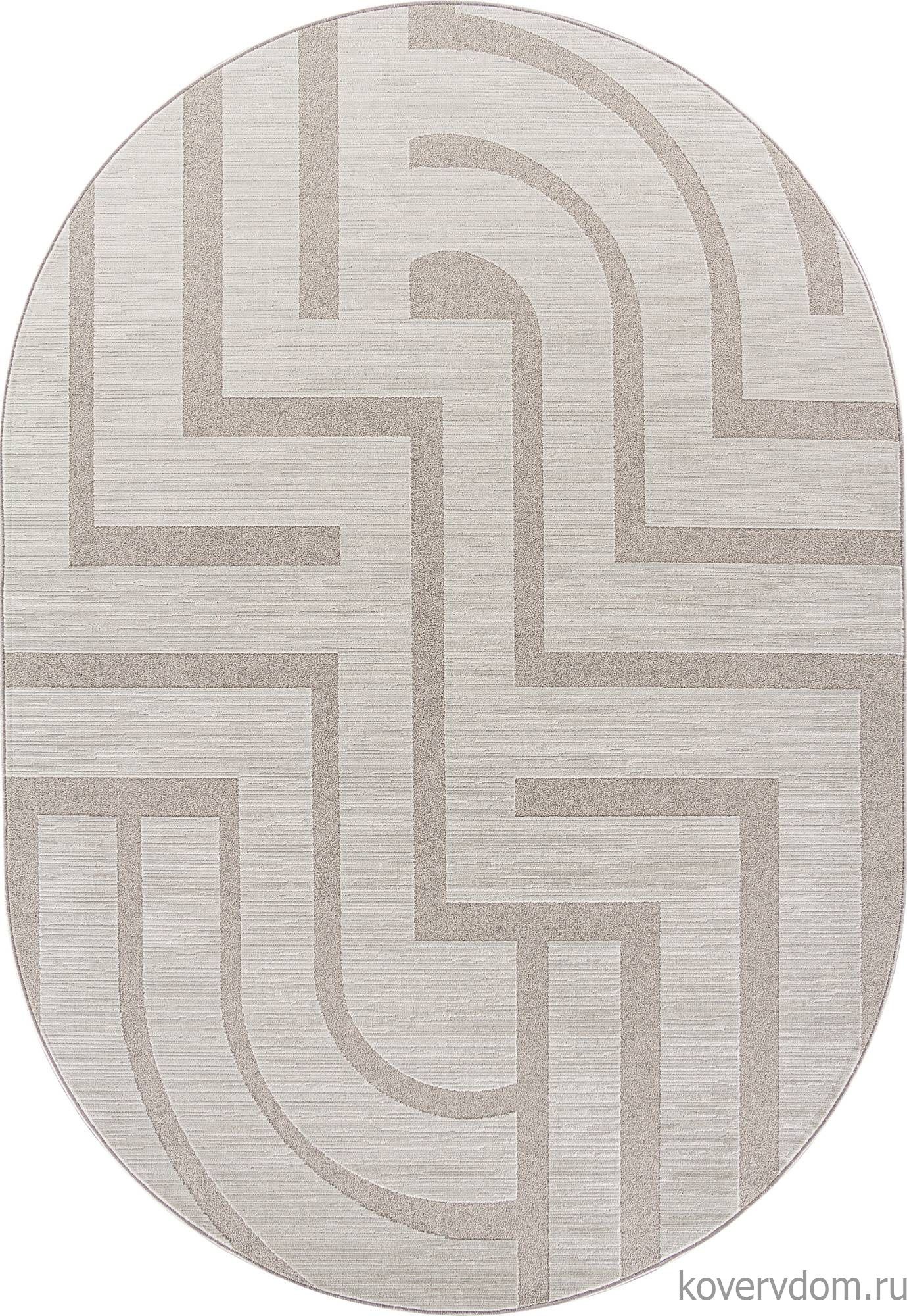 Ковер DIOS F439 CREAM Овал