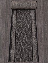 Ковровая дорожка циновка VEGAS S001 D.GRAY-BLACK