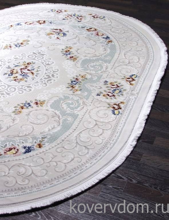 Ковер TRUVA 08327A BLUE / BLUE Овал