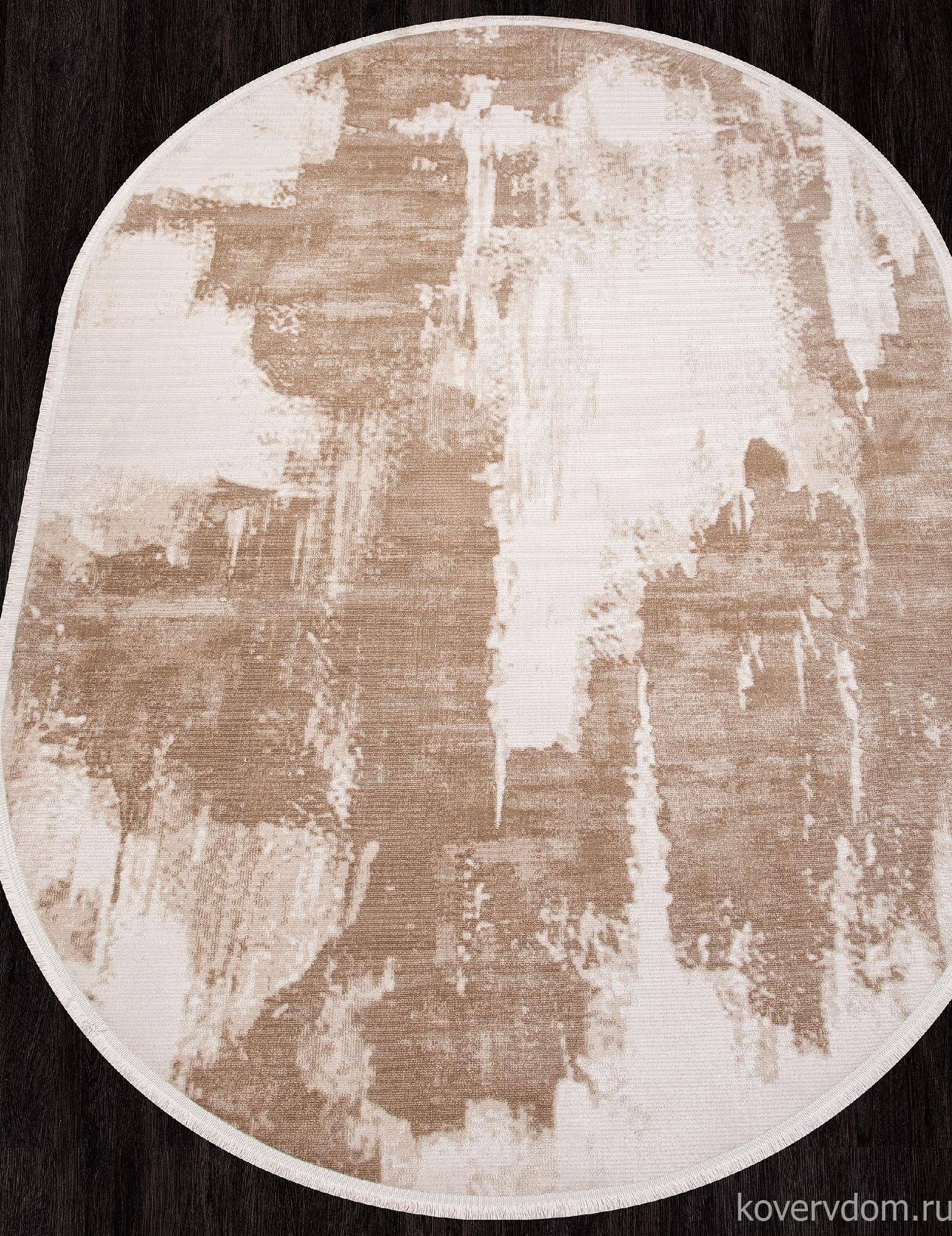 Ковер LISSABON SI044B BROWN / BROWN Овал