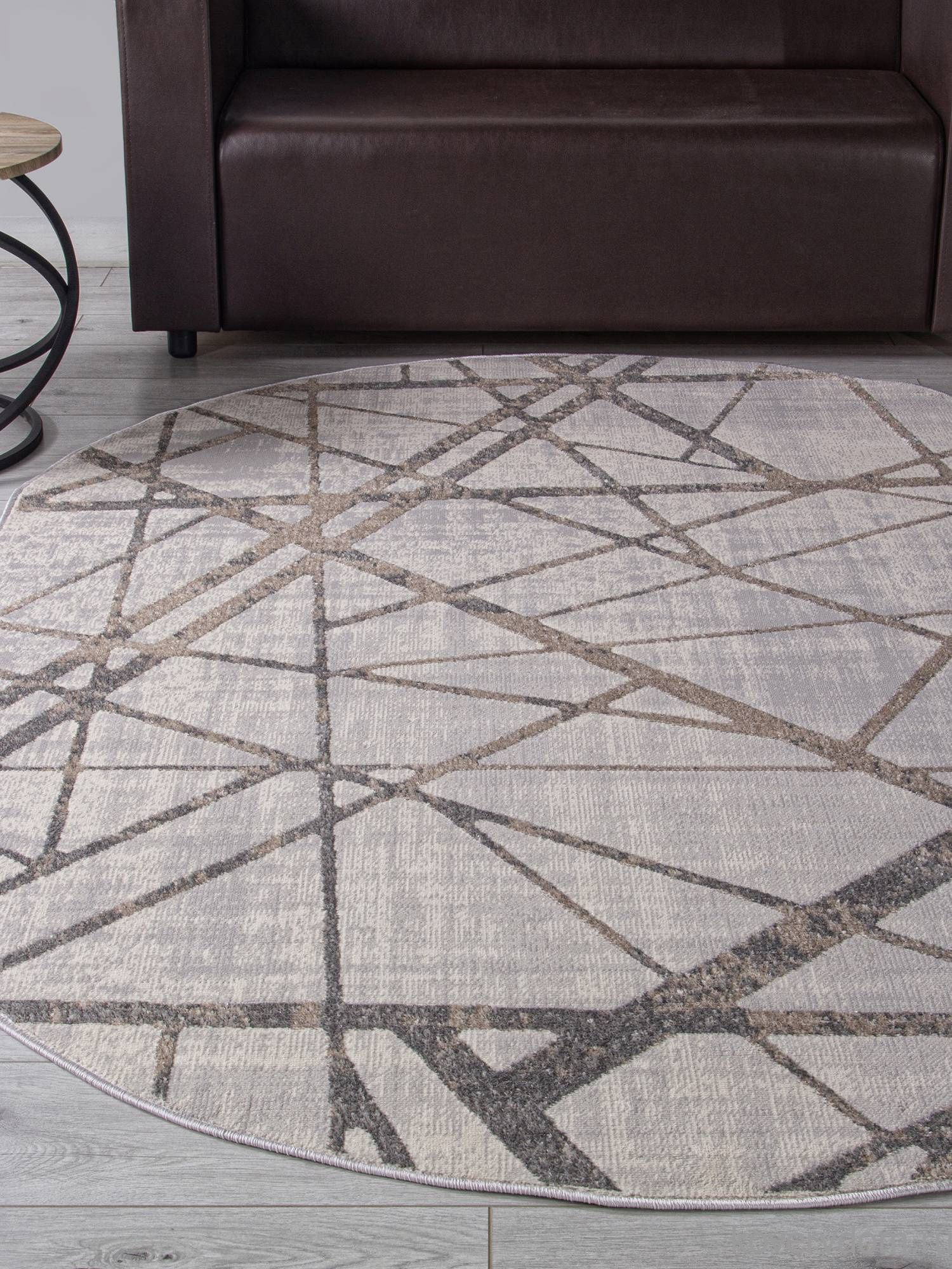 Ковер LIMAN F478 GRAY-BEIGE Овал