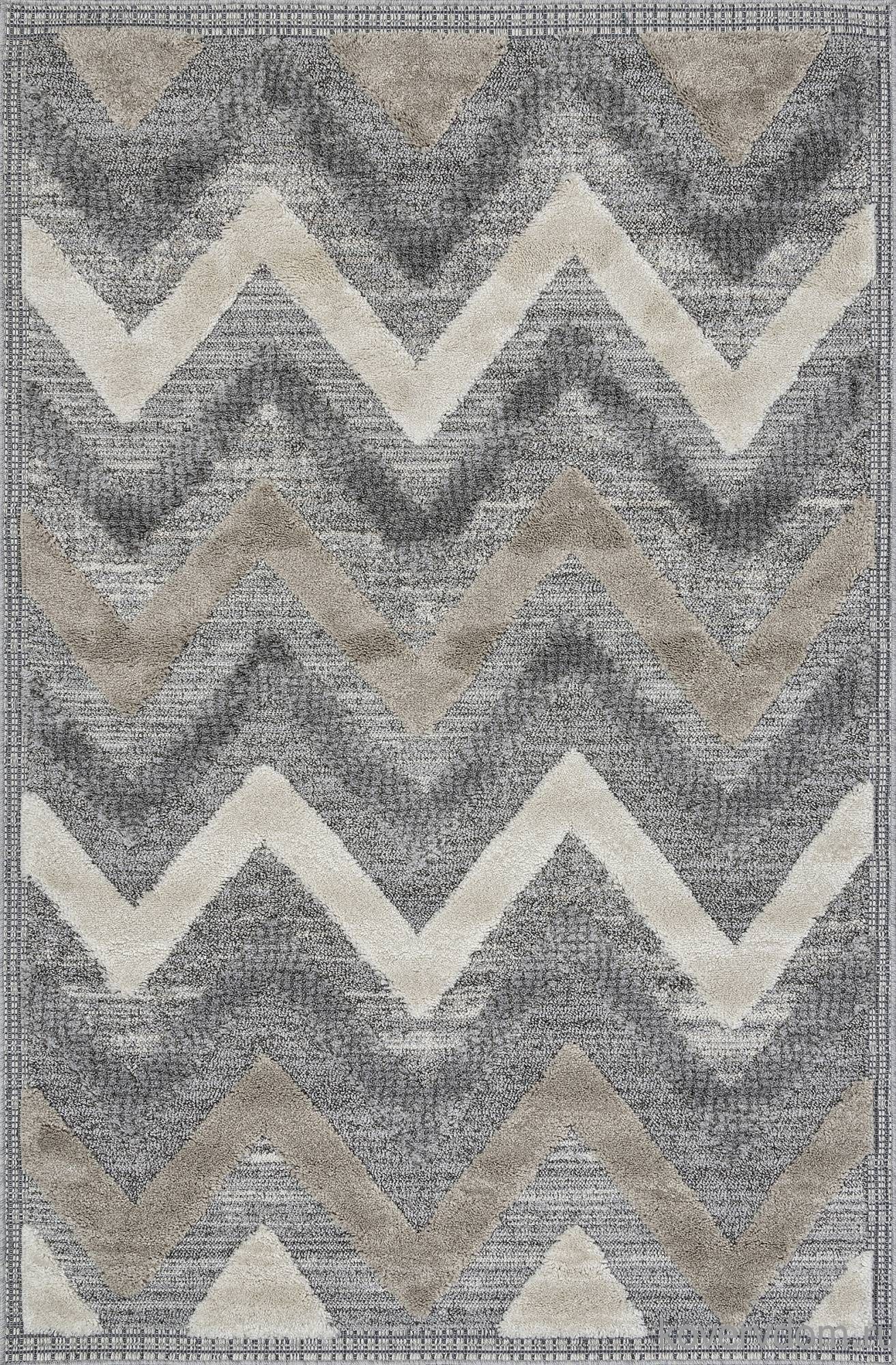 Ковер TUNIS 6606A WHITE / L.GRAY