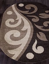 Ковер PLATINUM T621 D.BEIGE-BROWN Овал