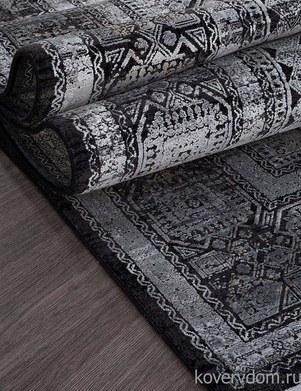 Ковер ELEXSUS OLIMPOS Y5077K SIYAH / SIYAH Ковер ELEXSUS OLIMPOS Y5077K SIYAH / SIYAH