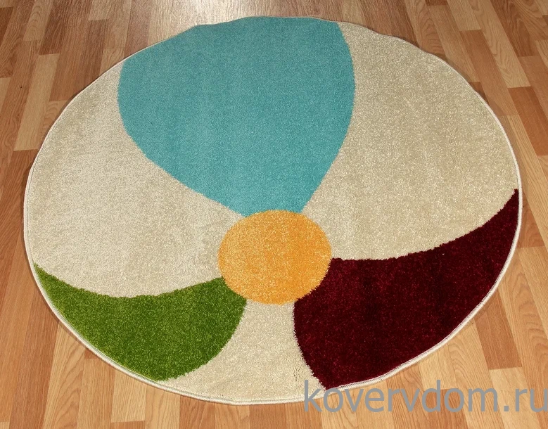 Ковер детский FUNKY TOP PIL cream ROUND Ковер детский FUNKY TOP PIL cream ROUND