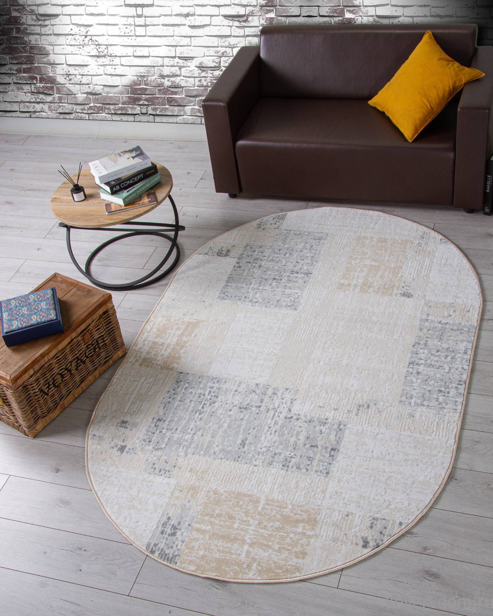 Ковер CUBA F387 BEIGE Овал