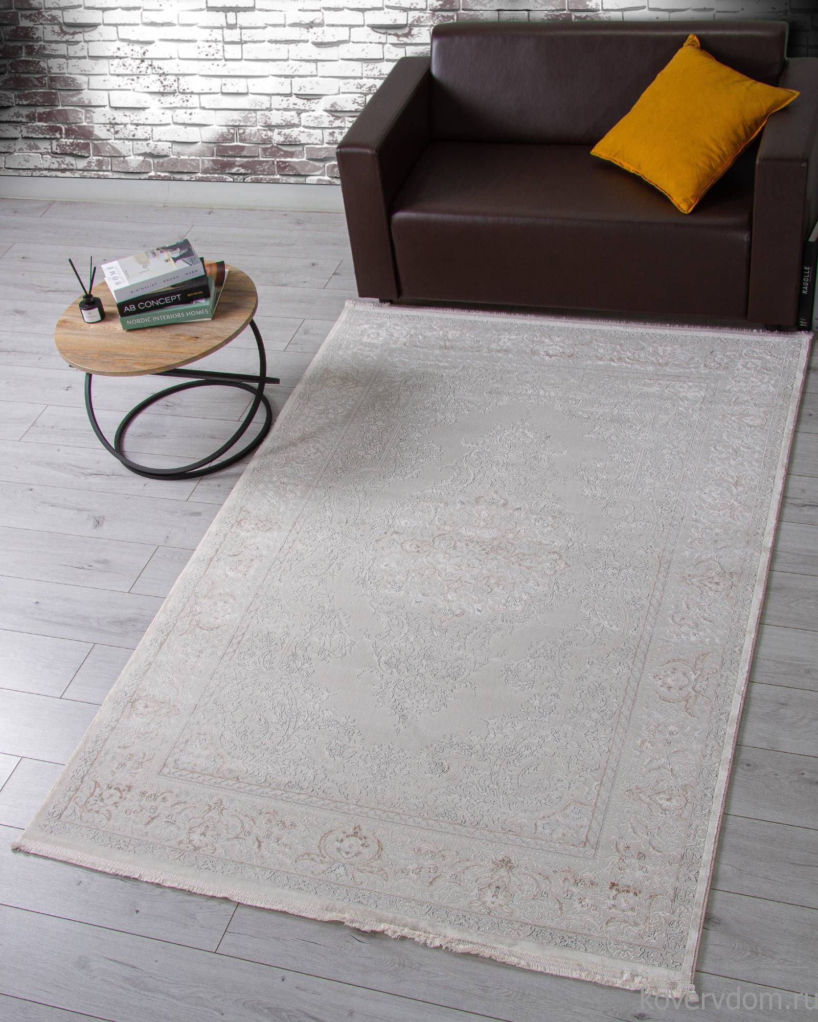 Ковер OASIS OC102A CREAM / CREAM Ковер OASIS OC102A CREAM / CREAM