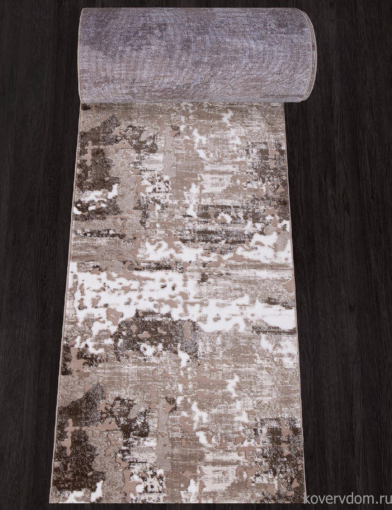 Ковровая дорожка MARDAN 1232A VIZON SHRINK / BROWN Ковровая дорожка MARDAN 1232A VIZON SHRINK / BROWN