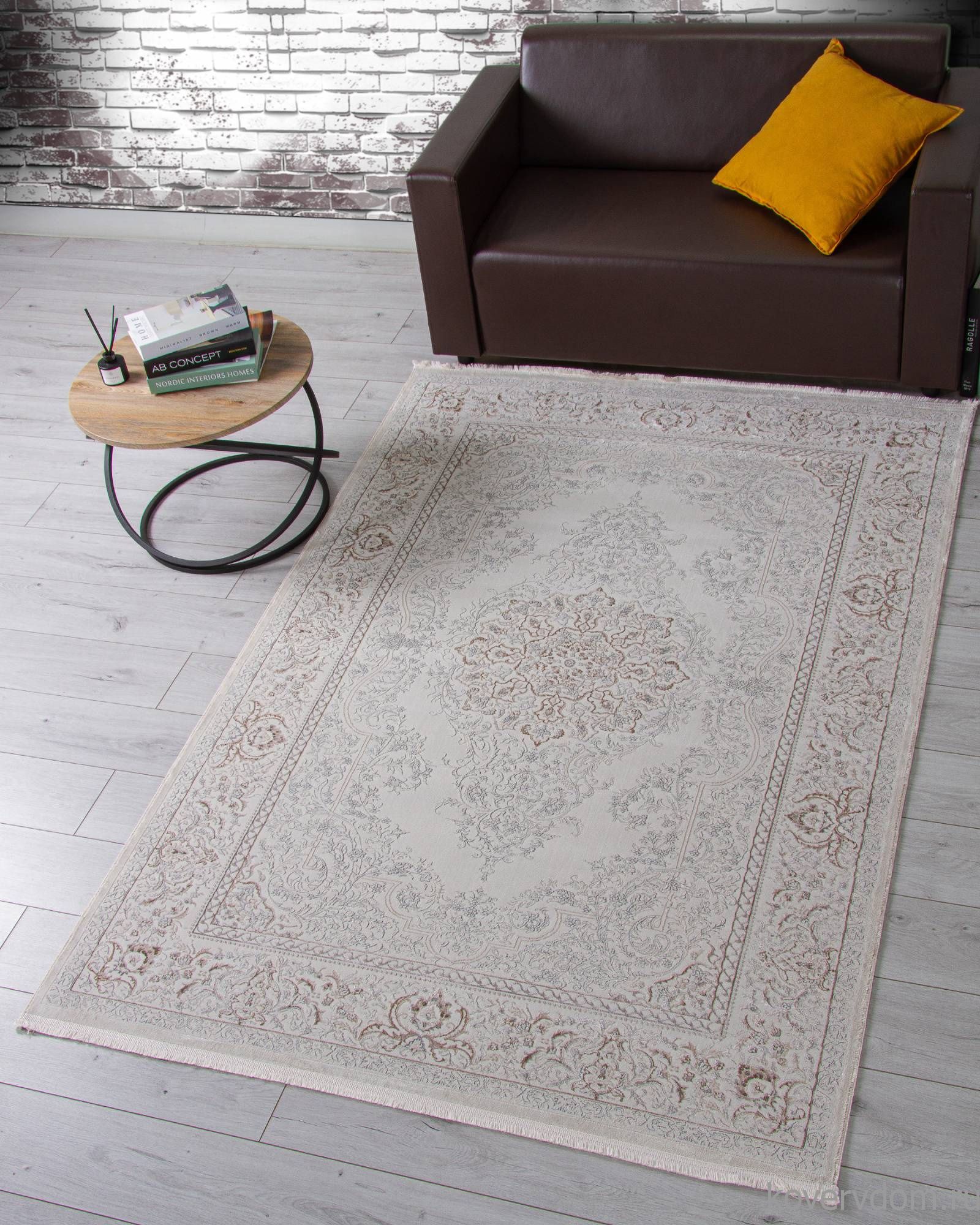 Ковер OASIS OC102A CREAM / CREAM Ковер OASIS OC102A CREAM / CREAM